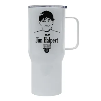 The office Jim Halpert, Mega Stainless steel Tumbler with lid, double wall 750L
