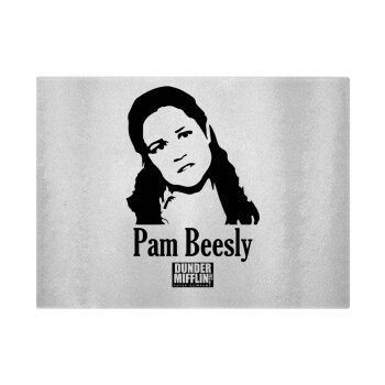 The office Pam Beesly, Επιφάνεια κοπής γυάλινη (38x28cm)