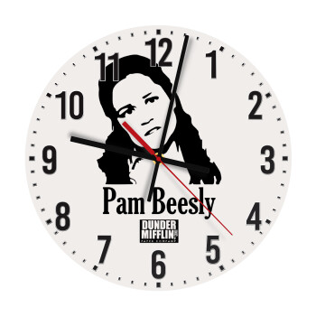 The office Pam Beesly, Ρολόι τοίχου ξύλινο (30cm)