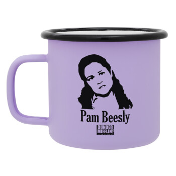 The office Pam Beesly, Κούπα Μεταλλική εμαγιέ ΜΑΤ Light Pastel Purple 360ml