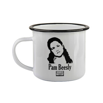 The office Pam Beesly, Κούπα εμαγιέ με μαύρο χείλος 360ml