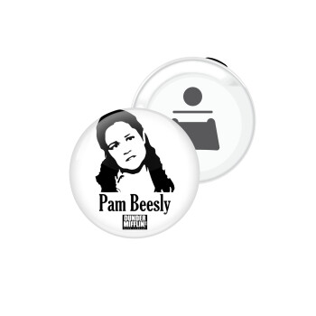 The office Pam Beesly, Μαγνητάκι και ανοιχτήρι μπύρας στρογγυλό διάστασης 5,9cm