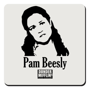 The office Pam Beesly, Τετράγωνο μαγνητάκι ξύλινο 9x9cm