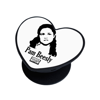The office Pam Beesly, Phone Holders Stand  καρδιά Μαύρο Βάση Στήριξης Κινητού στο Χέρι