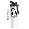Mega Stainless steel Tumbler with lid, double wall 1,2L