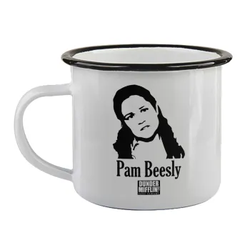The office Pam Beesly, Κούπα εμαγιέ με μαύρο χείλος 360ml