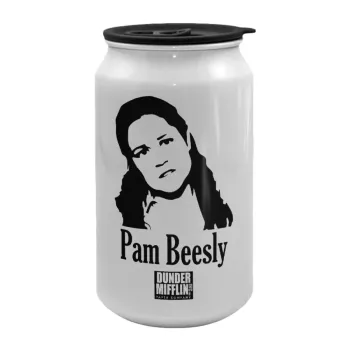 The office Pam Beesly, Κούπα ταξιδιού μεταλλική με καπάκι (tin-can) 500ml