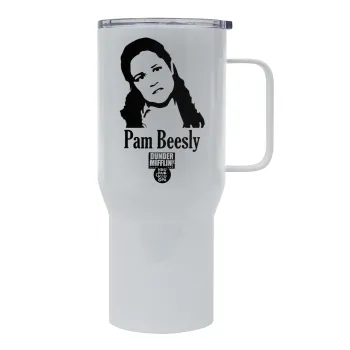 The office Pam Beesly, Tumbler με καπάκι, διπλού τοιχώματος (θερμό) 750L
