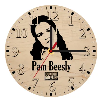 The office Pam Beesly, Ρολόι τοίχου ξύλινο plywood (20cm)
