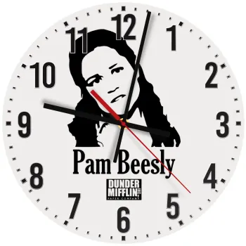 The office Pam Beesly, Ρολόι τοίχου ξύλινο (30cm)