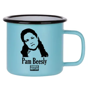 The office Pam Beesly, Κούπα Μεταλλική εμαγιέ ΜΑΤ σιέλ 360ml