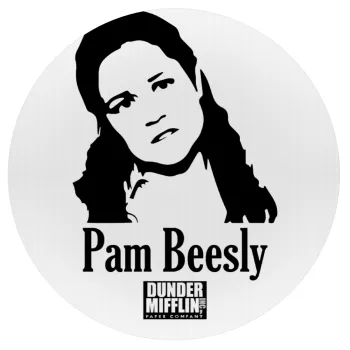 The office Pam Beesly, Mousepad Στρογγυλό 20cm