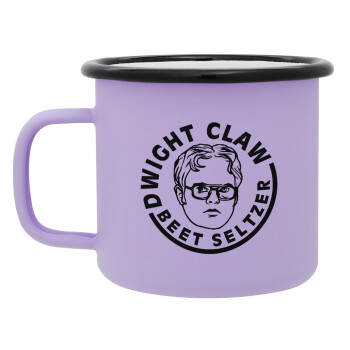 The office Dwight Claw (beet seltzer), Κούπα Μεταλλική εμαγιέ ΜΑΤ Light Pastel Purple 360ml