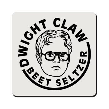 The office Dwight Claw (beet seltzer), Τετράγωνο μαγνητάκι ξύλινο 9x9cm