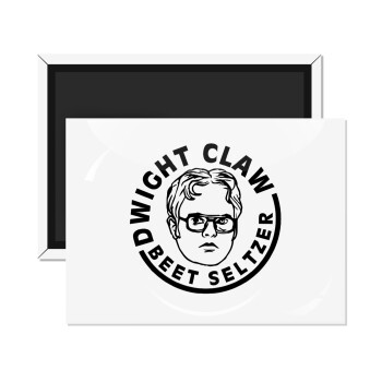 The office Dwight Claw (beet seltzer), Ορθογώνιο μαγνητάκι ψυγείου διάστασης 9x6cm