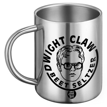 The office Dwight Claw (beet seltzer), Ανοξείδωτη Μεταλλική Κούπα 450ml - Διπλού Τοιχώματος