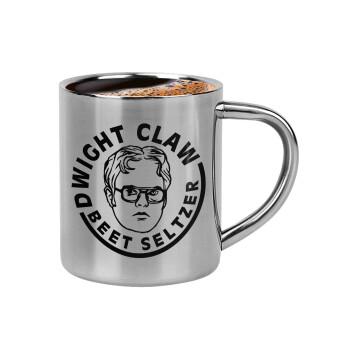 The office Dwight Claw (beet seltzer), Κουπάκι μεταλλικό διπλού τοιχώματος για espresso (220ml)