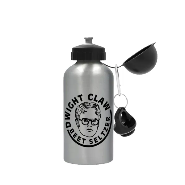 The office Dwight Claw (beet seltzer) — Μεταλλικό παγούρι νερού, Ασημένιο, αλουμινίου 500ml