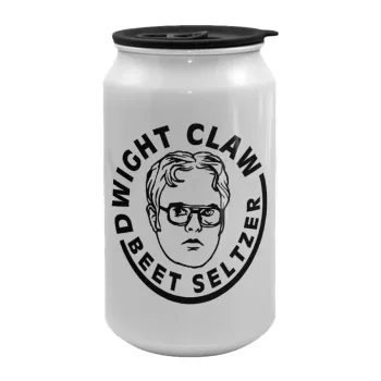 The office Dwight Claw (beet seltzer), Κούπα ταξιδιού μεταλλική με καπάκι (tin-can) 500ml