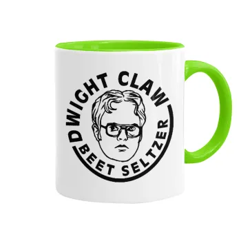 The office Dwight Claw (beet seltzer), Κούπα χρωματιστή βεραμάν, κεραμική, 330ml