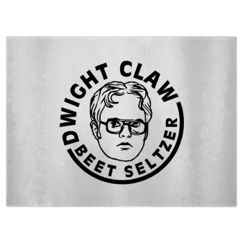 The office Dwight Claw (beet seltzer), Επιφάνεια κοπής γυάλινη (38x28cm)