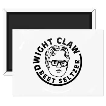 The office Dwight Claw (beet seltzer), Ορθογώνιο μαγνητάκι ψυγείου διάστασης 9x6cm