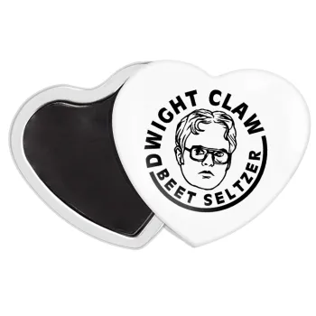 The office Dwight Claw (beet seltzer), Μαγνητάκι καρδιά (57x52mm)