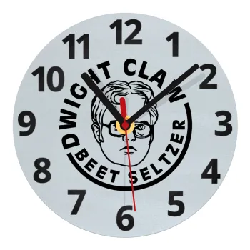 The office Dwight Claw (beet seltzer), Ρολόι τοίχου γυάλινο (20cm)
