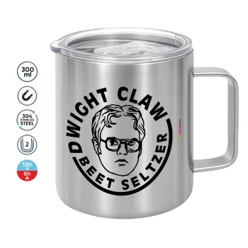 The office Dwight Claw (beet seltzer), Mug Stainless steel double wall 300ml