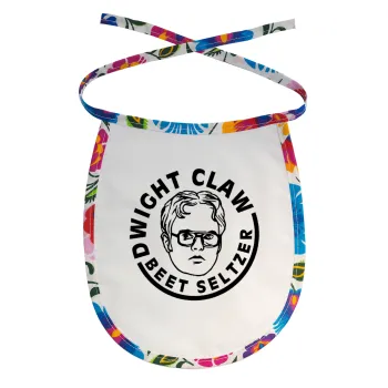 The office Dwight Claw (beet seltzer), Σαλιάρα μωρού αλέκιαστη με κορδόνι Χρωματιστή