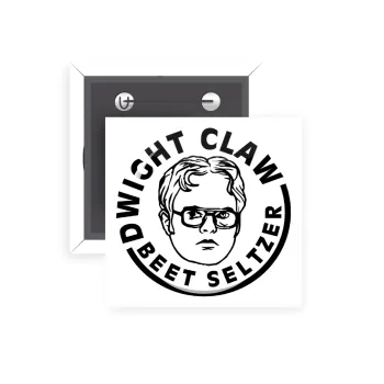 The office Dwight Claw (beet seltzer), Κονκάρδα παραμάνα τετράγωνη 5x5cm