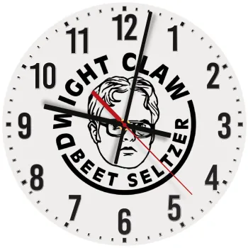 The office Dwight Claw (beet seltzer), Ρολόι τοίχου ξύλινο (30cm)