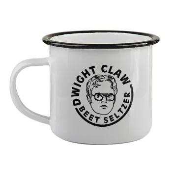 The office Dwight Claw (beet seltzer), Κούπα εμαγιέ με μαύρο χείλος 360ml