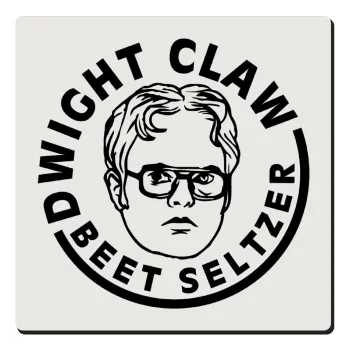 The office Dwight Claw (beet seltzer), Τετράγωνο μαγνητάκι ξύλινο 6x6cm