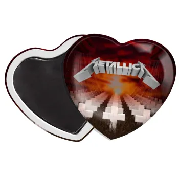 Metallica  master of puppets cover, Μαγνητάκι καρδιά (57x52mm)