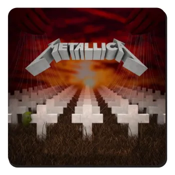 Metallica  master of puppets cover, Τετράγωνο μαγνητάκι ξύλινο 9x9cm
