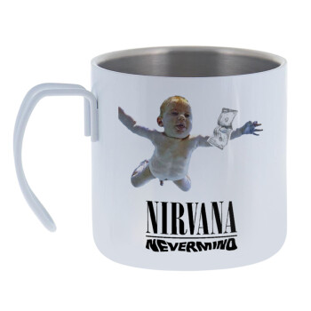 Nirvana nevermind, Mug Stainless steel double wall 400ml