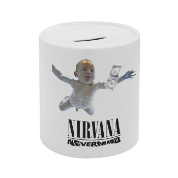 Nirvana nevermind, Κουμπαράς πορσελάνης με τάπα