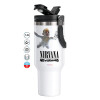 Mega Stainless steel Tumbler with lid, double wall 1,2L