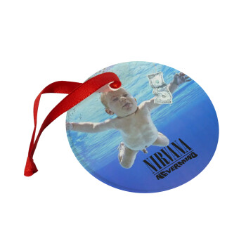 Nirvana nevermind, Στολίδι Χριστουγεννιάτικο στολίδι γυάλινο 9cm