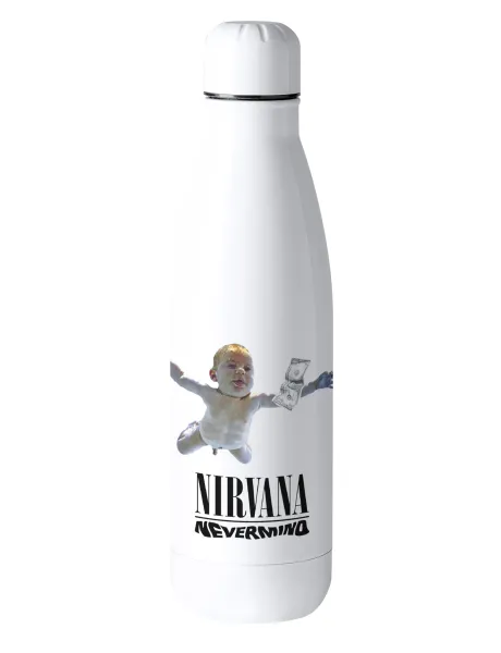 Nirvana nevermind — Metal mug thermos (Stainless steel), 500ml