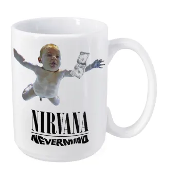 Nirvana nevermind, Κούπα Mega, κεραμική, 450ml
