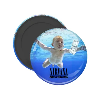 Nirvana nevermind, Μαγνητάκι ψυγείου στρογγυλό διάστασης 5cm