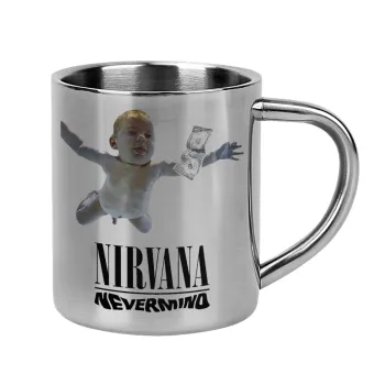 Nirvana nevermind, Mug Stainless steel double wall 300ml
