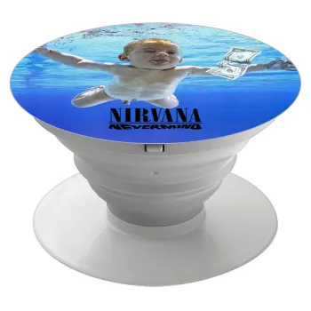 Nirvana nevermind, Phone Holders Stand  White Hand-held Mobile Phone Holder