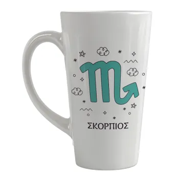 Ζώδια Σκορπιός, Κούπα κωνική Latte Μεγάλη, κεραμική, 450ml
