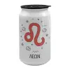 Κούπα ταξιδιού μεταλλική με καπάκι (tin-can) 500ml