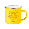 Yellow Enamel Metallic Cup 360ml