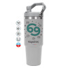 GREY color, 890ml (30oz) stainless Steel Tumbler with Handle