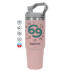 Pink color, 890ml (30oz) stainless Steel Tumbler with Handle